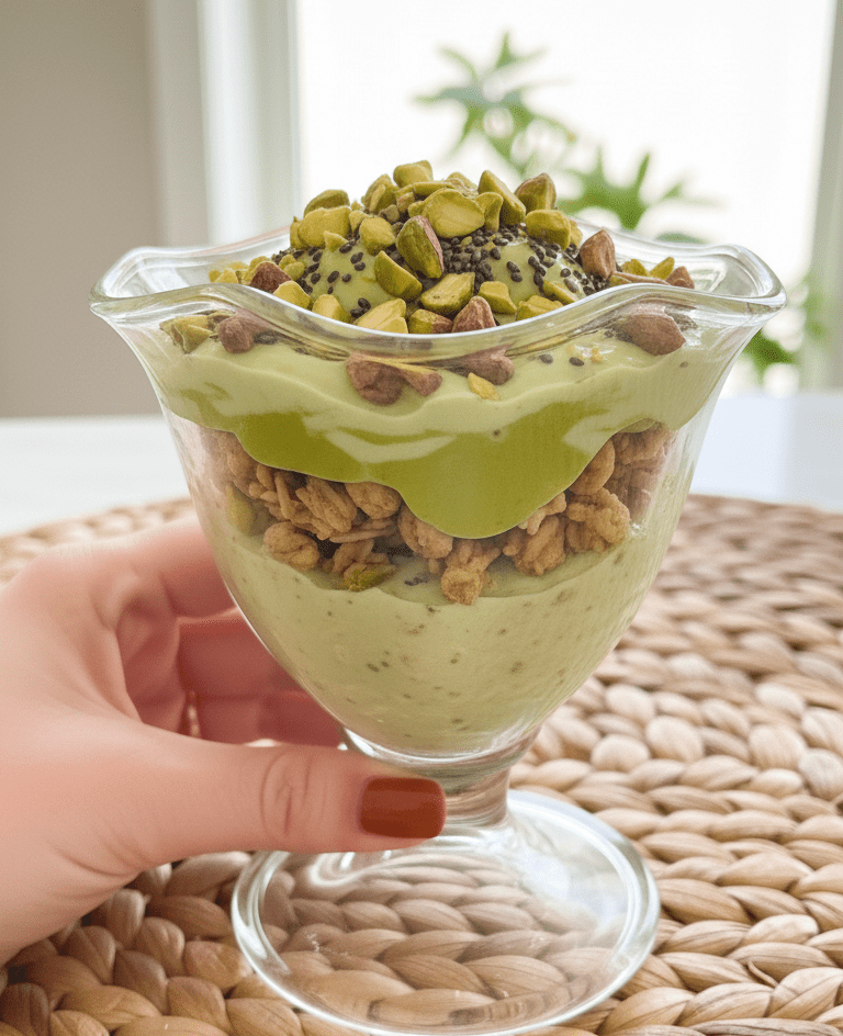 Overnight Oats de Pistache: O Café da Manhã Saudável