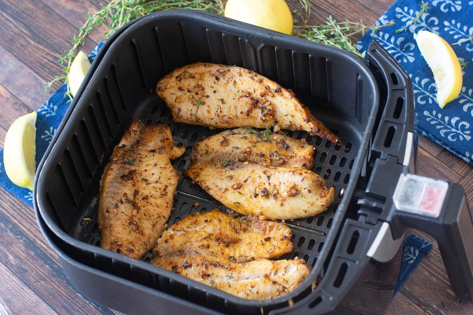 Peixe na Air Fryer Suculento e Crocante sem Óleo