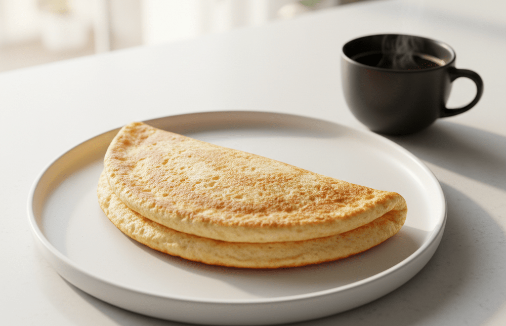 Receita de Crepioca Fofinha com Dois Ingredientes