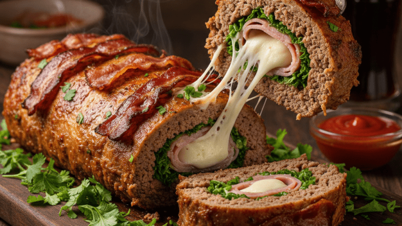 Rocambole  Carne Moída Recheado: Segredo não Rachar ficar Suculento! 0 (0)