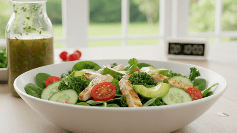 SALADA LOW CARB SECA BARRIGA COM ABACATE , DETOX EM 10 MINUTOS! 5 (11)