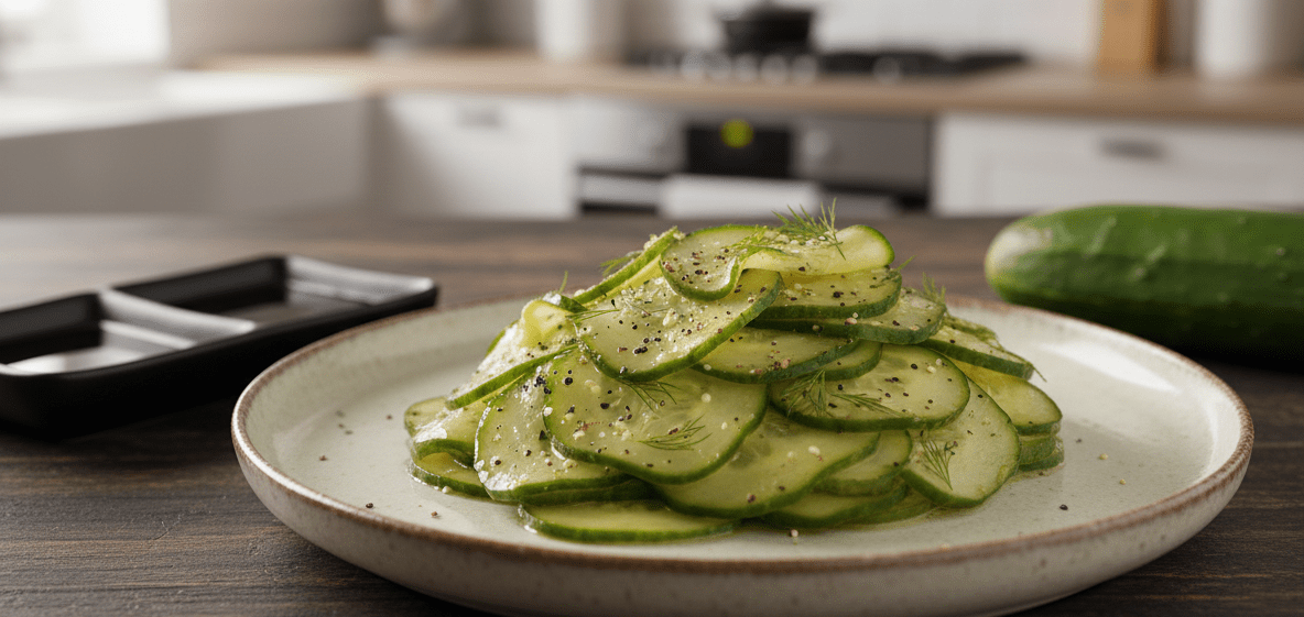 Salada de Pepino Coreana Viral