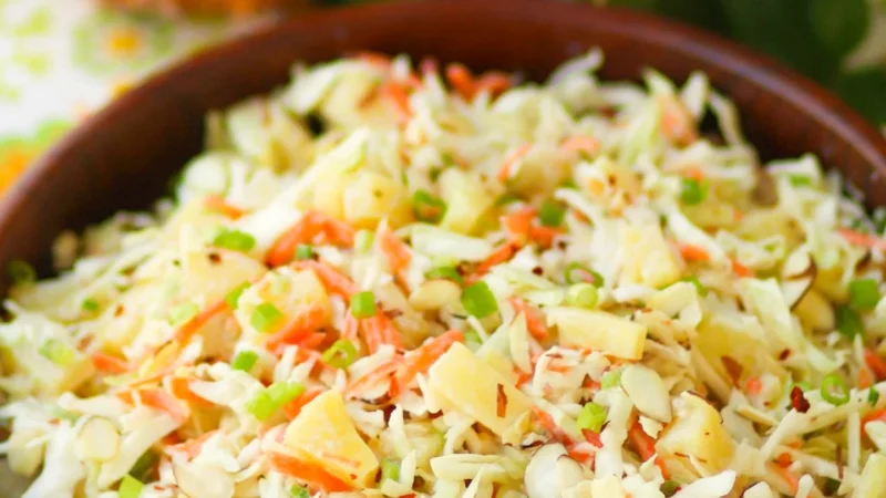 Salada de repolho com abacaxi Agridoce Simples 5 (10)