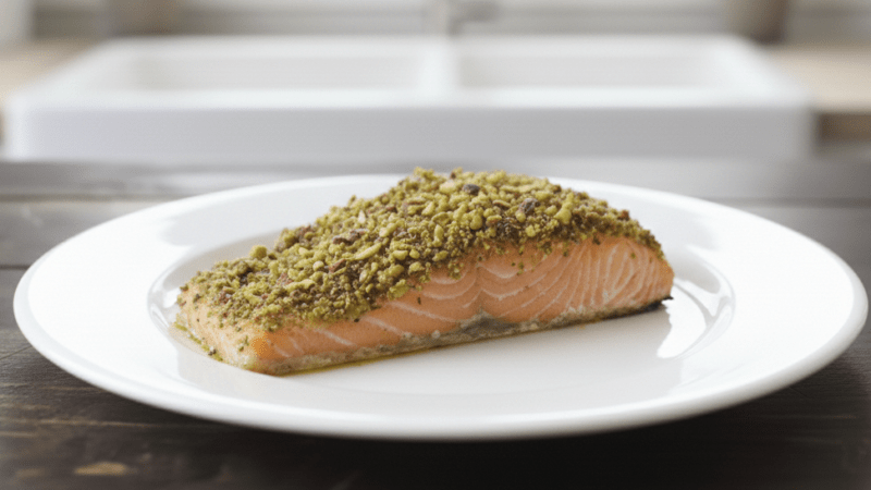 Salmão com Crosta de Pistache: Jantar Gourmet 20 Minutos 5 (14)