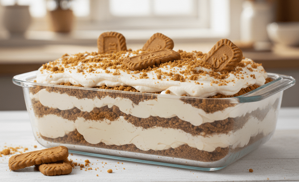 Serradura de Lotus Biscoff: Melhor Sobremesa Rápida e Deliciosa