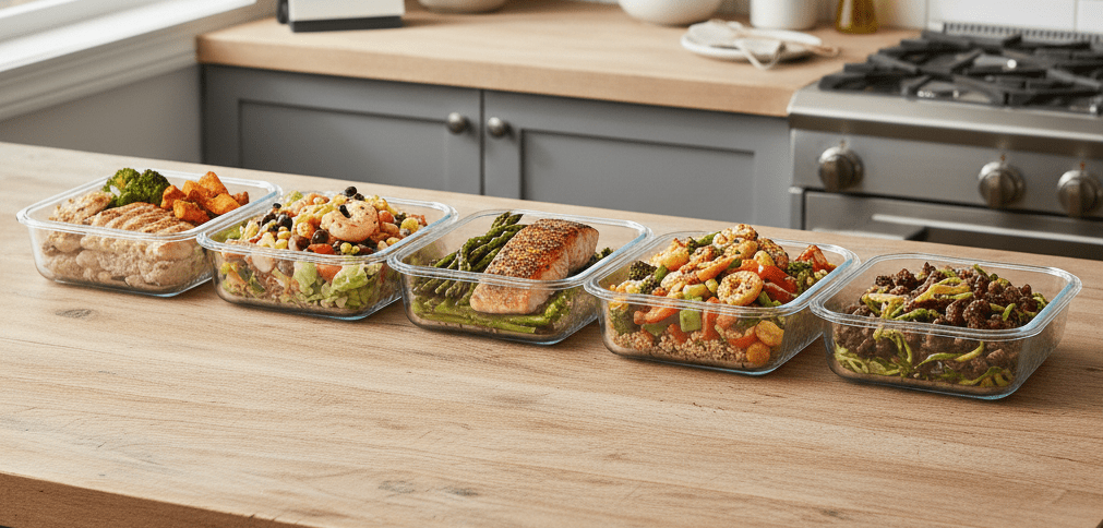 Almoço saudável, marmita fit, receita vegetariana.