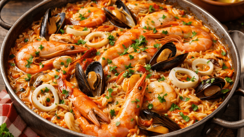 Arroz de Marisco Fácil Prato de Restaurante em Casa