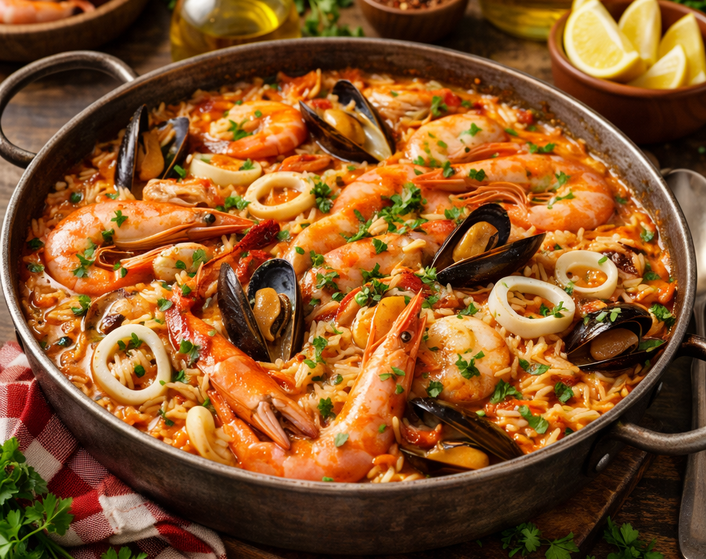 Arroz de Marisco Fácil: Prato de Restaurante em Casa