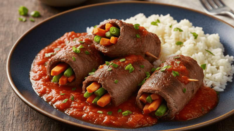 Bife à Rolê Fit Receita Suculenta Sem Glúten e Lactose