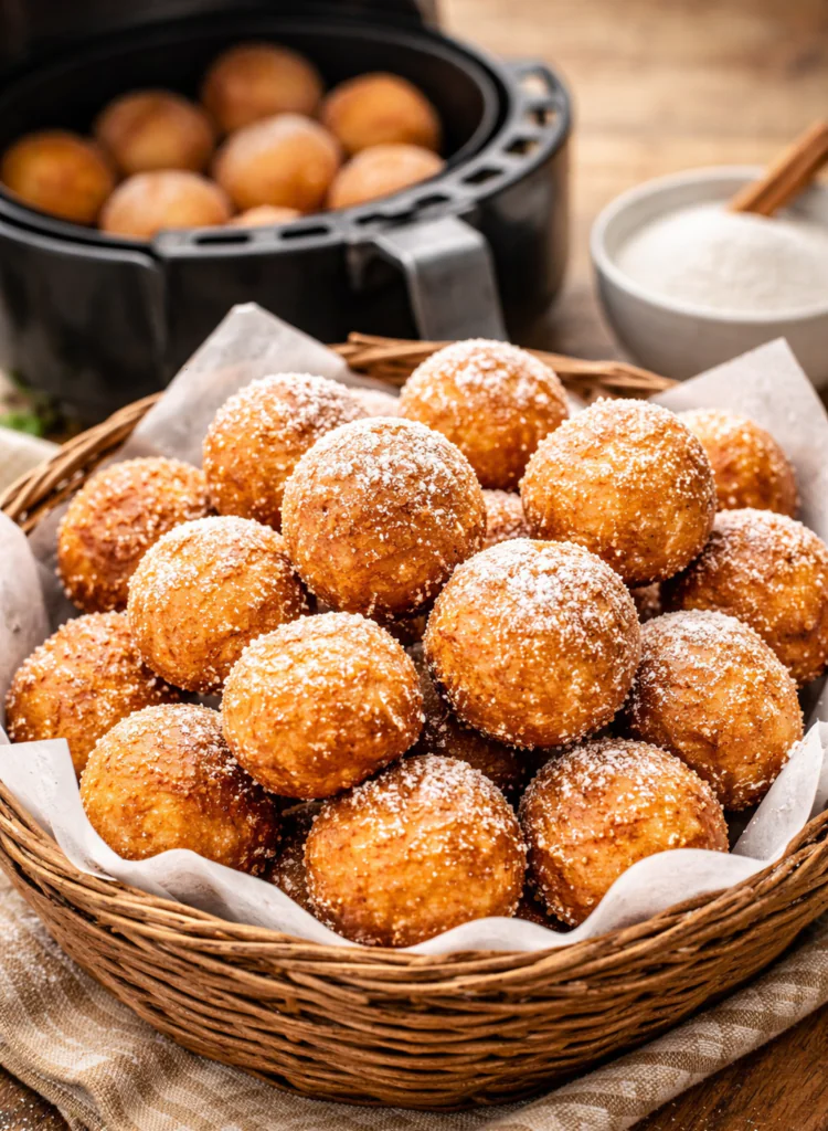 Bolinho de Chuva na AirFryer Sequinho, Macio Sem Óleo