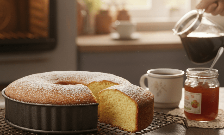 Bolo Simples para o Café da Manhã: Fofinho Rápido