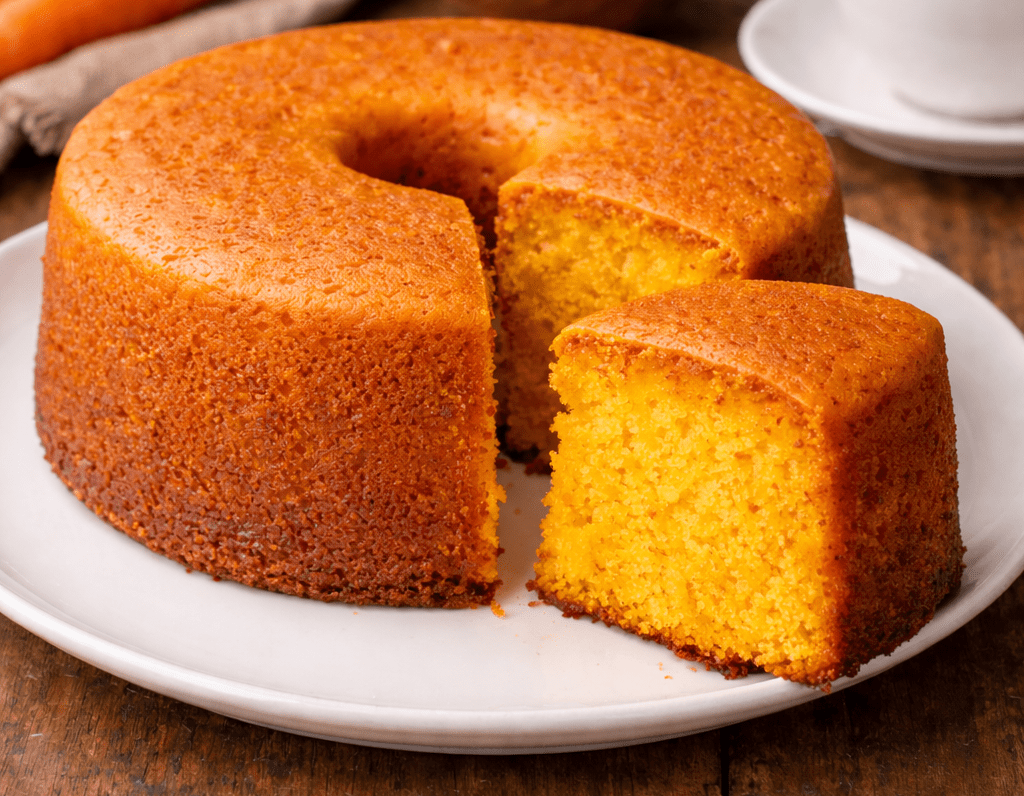 Bolo de Cenoura de Liquidificador Fofinho e Fácil