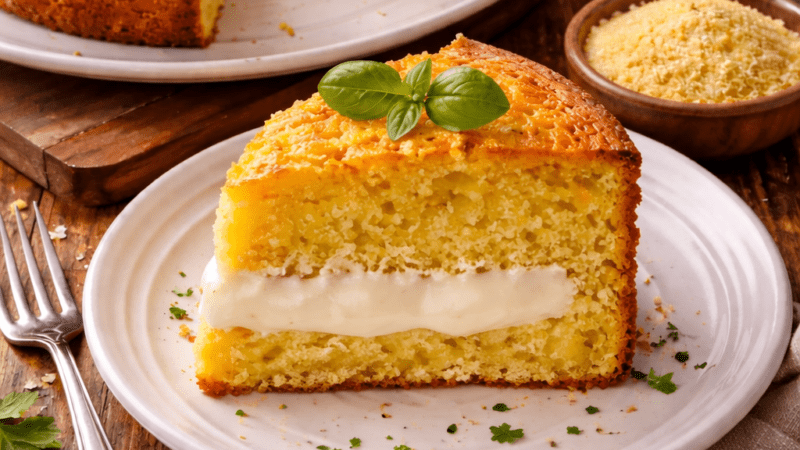 Bolo de Milho com Requeijão: Receita de Liquidificador Fácil 5 (14)