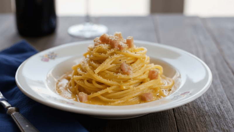 Carbonara Fit de Pupunha Low Carb e Sem Glúten (Rápido)