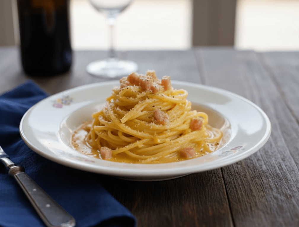 Carbonara Fit de Pupunha: Low Carb e Sem Glúten (Rápido)