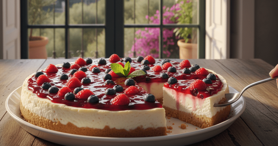 Cheesecake de Frutos Vermelhos: Sobremesa Perfeita para Qualquer Ocasião