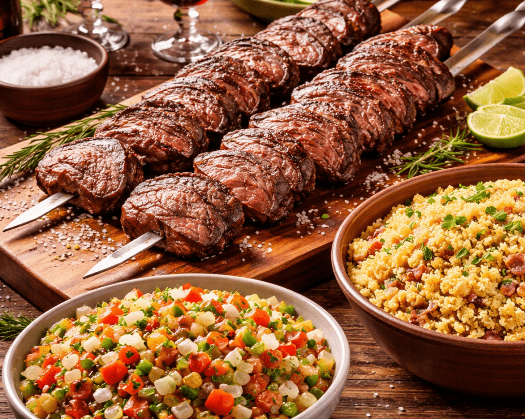 Churrasco Perfeito: O Guia do Vinagrete e Farofa Caseira