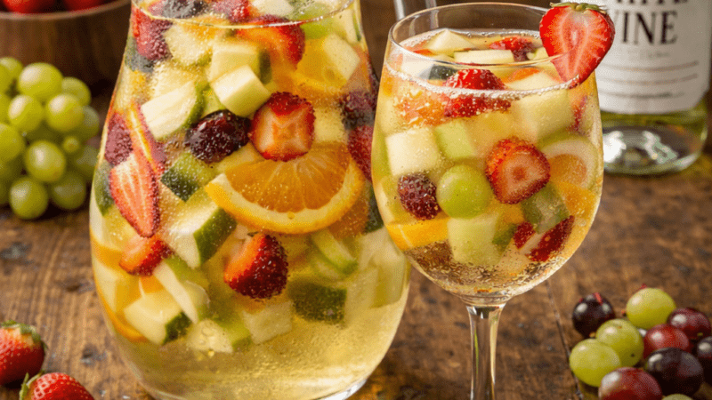 Clericot de Vinho Branco: Receita de Jarra Refrescante 5 (12)