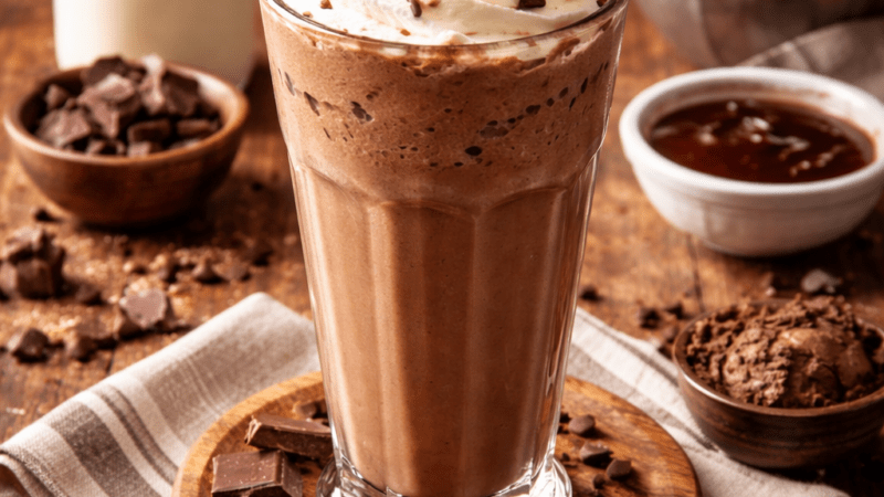 Como Fazer Milk-shake de Chocolate Caseiro Tipo Lanchonete 5 (18)