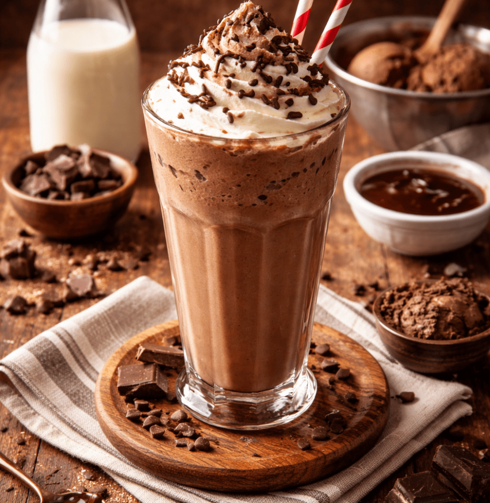 Como Fazer Milk-shake de Chocolate Caseiro Tipo Lanchonete