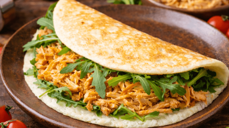 Crepioca Fit de Frango: O Lanche Proteico Ideal para Pós-Treino 5 (12)