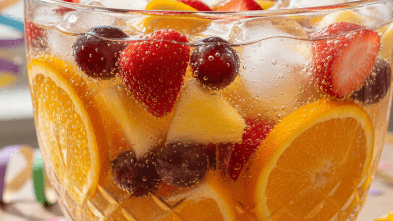 Drink da Alegria: Ponche de Frutas Energético Receita Fácil 5 (8)