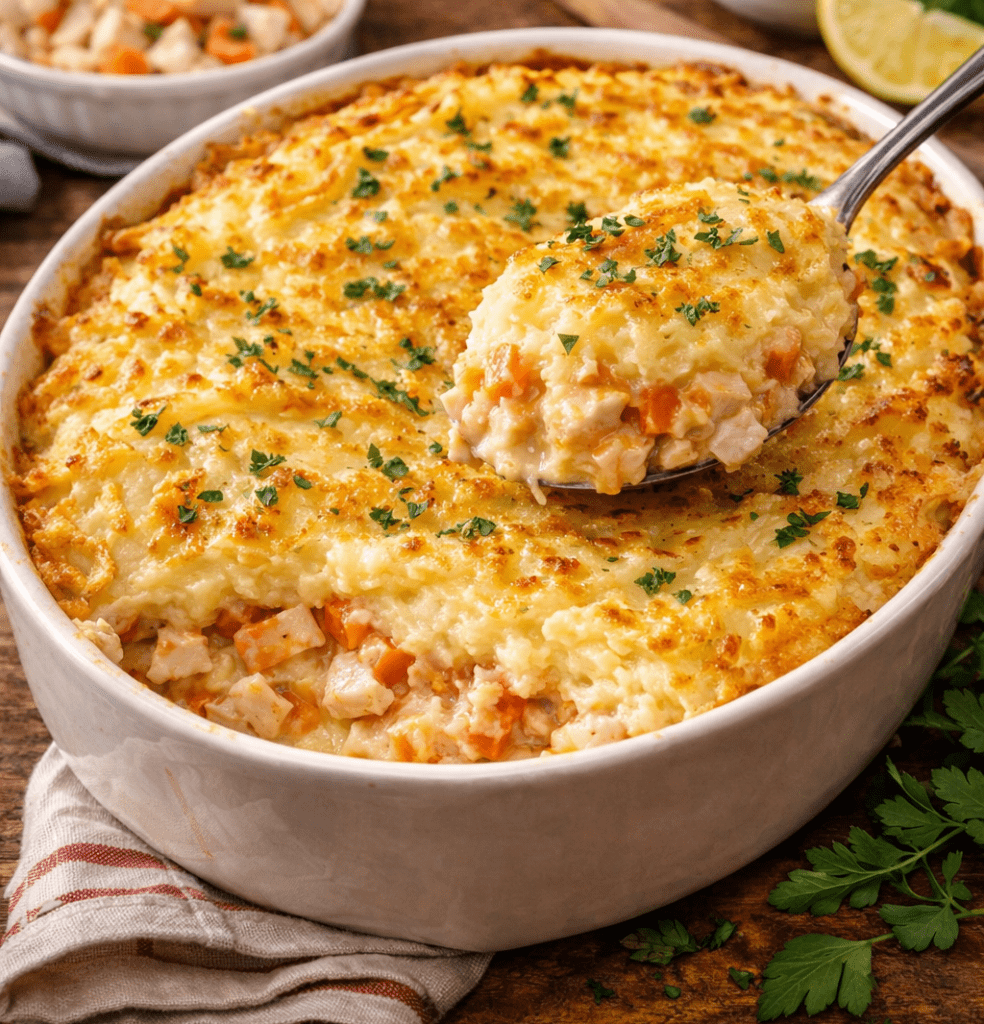Escondidinho de Peixe Cremoso e Fácil de Fazer