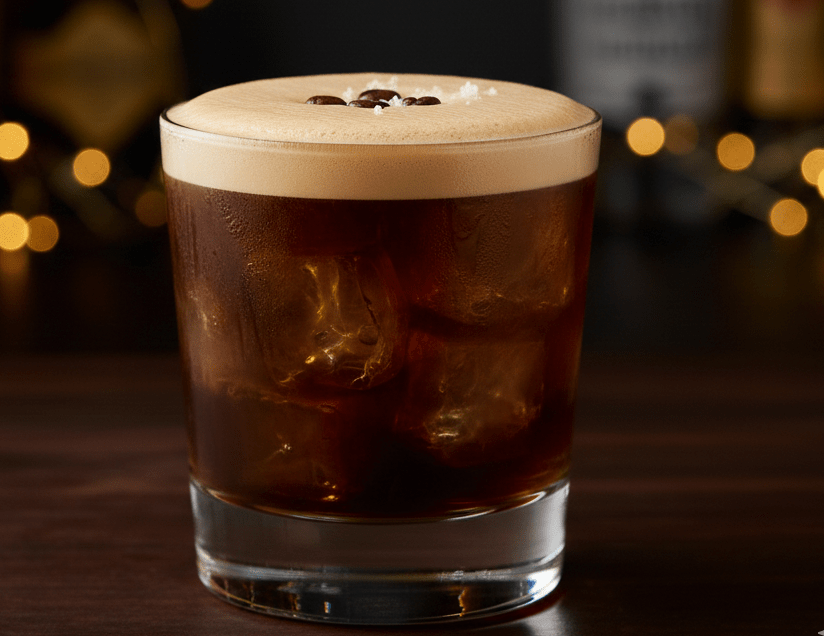 Espresso Martini com Caramelo Salgado: Drink de Café Moderno