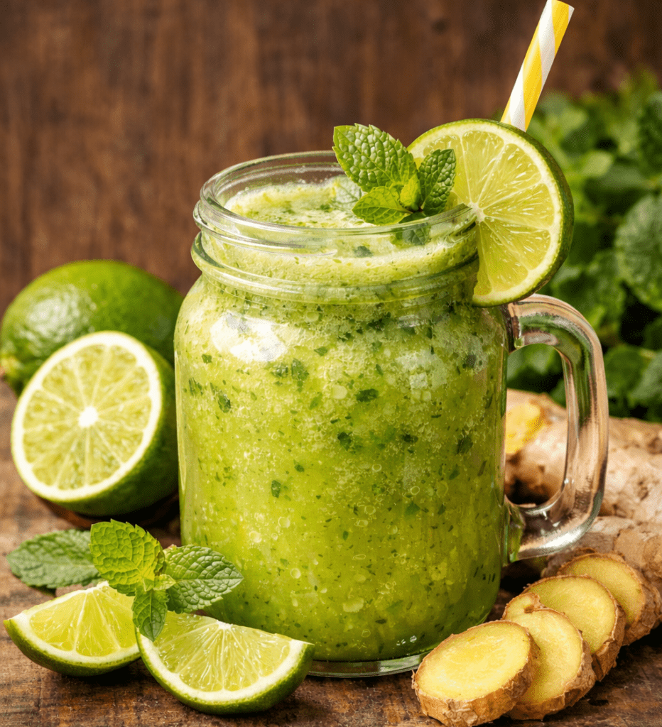 Faxina Metabólica Suco Detox Limão Gengibre Tomar em Jejum