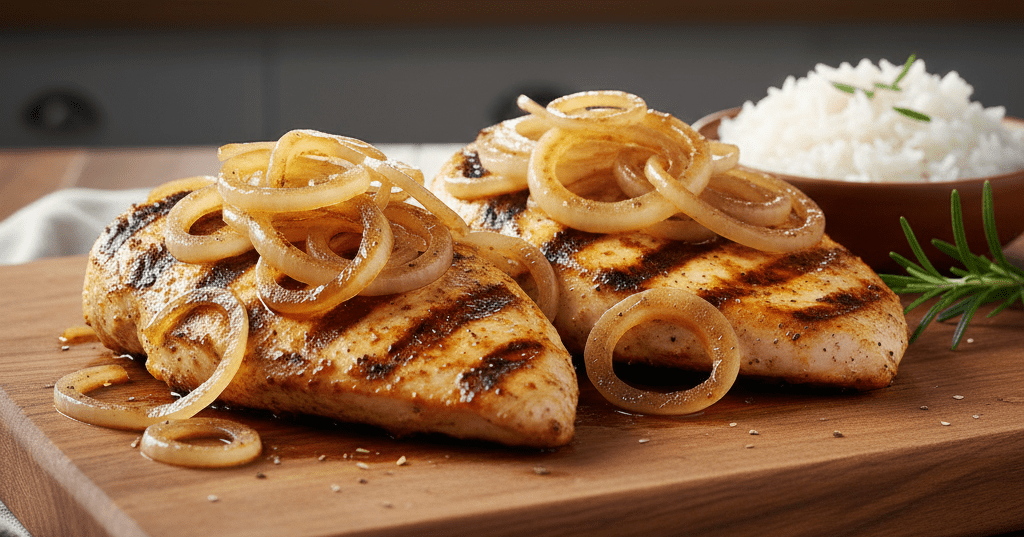 Frango Grelhado Acebolado Suculento Segredo de Restaurante.