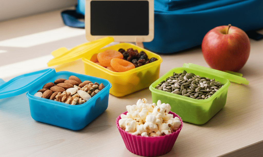 Mix de Snacks Saudáveis: Opção Prática para Lancheira Escolar
