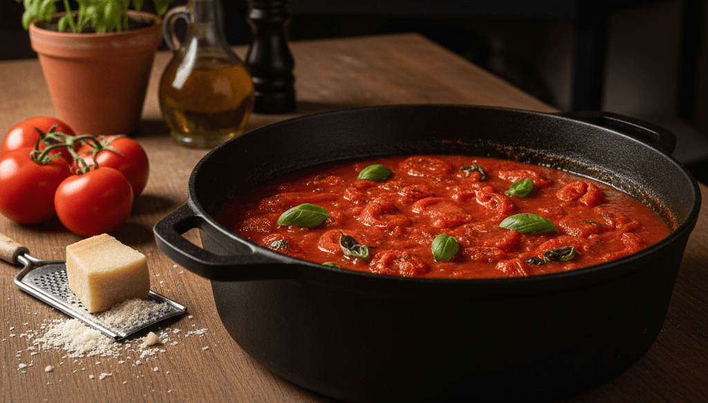 Molho de Tomate Caseiro: Natural, Saudável e Saboroso