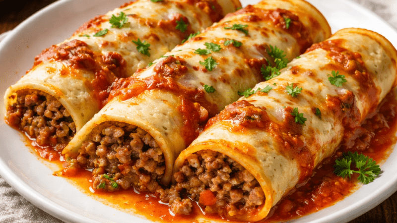 Panqueca de Carne Moída: Massa não Quebra Recheio Suculento 5 (15)