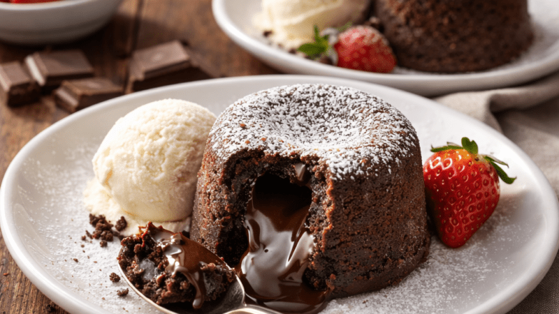 Petit Gateau de Chocolate: O Segredo do Recheio Derretido 5 (12)