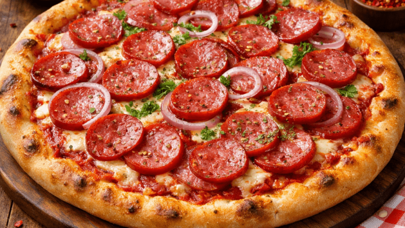 Pizza de Calabresa Caseira: A Massa Profissional que Não Falha 5 (17)