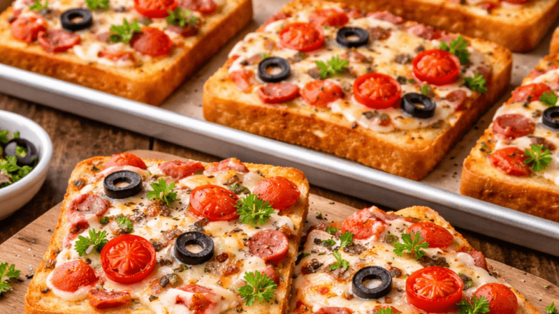 Pizza de Pão de Forma no Forno Lanche Gostoso 5 (18)