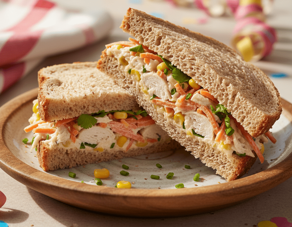 Sanduíche Natural de Frango: Receita Leve para o Carnaval (Baixo Sódio)