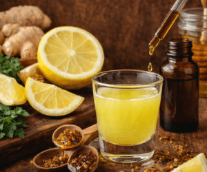 Shot Matinal para Imunidade: Receita com Limão e Própolis