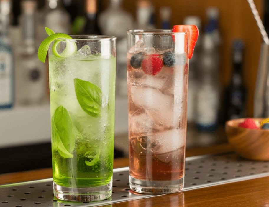 Soda Italiana de Limão, Manjericão: Drink Refrescante Sem Álcool