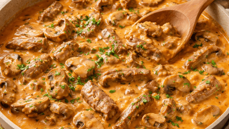 Strogonoff Carne Econômico e Macio