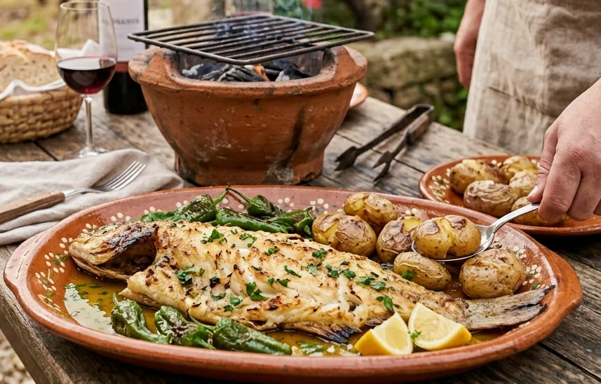Bacalhau Espalmado na Brasa :O Segredo da Posta Perfeita