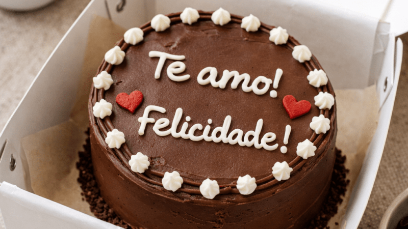 Bento Cake de Chocolate: Receita Massa Fofinha e Frases 5 (25)