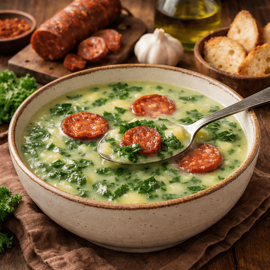 Caldo Verde Tradicional: Receita Caseira Cremosa e Saborosa