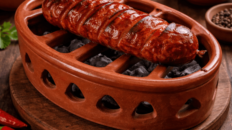 Chouriço Assado no Fogareiro de Barro: Rei dos Petiscos