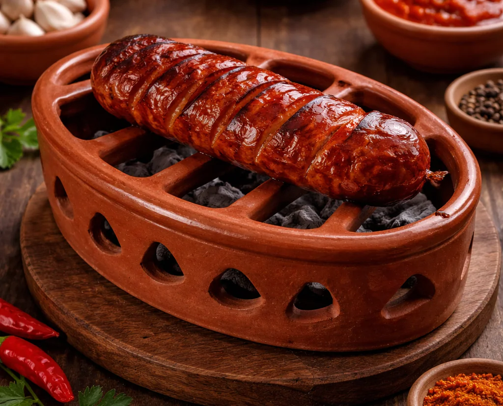 Chouriço Assado no Fogareiro de Barro: Rei dos Petiscos