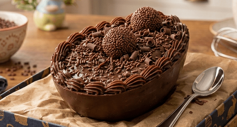 Como Fazer Ovo de Páscoa Trufado de Brigadeiro Caseiro