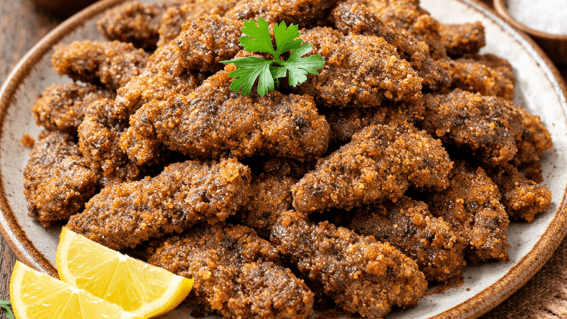 Como fazer Fígado Empanado Sequinho e Saboroso