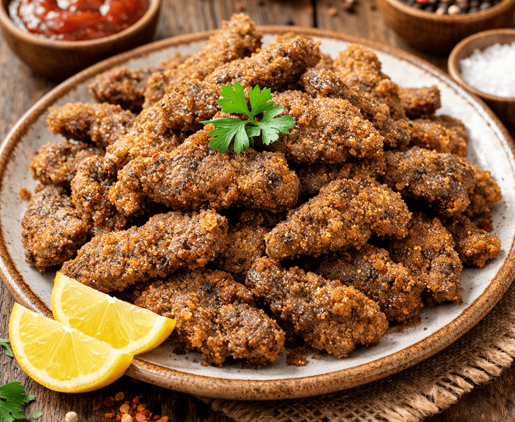 Como fazer Fígado Empanado Sequinho e Saboroso