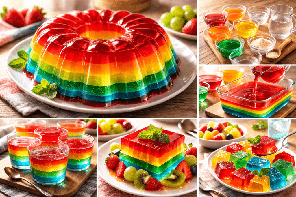 Gelatina Colorida Simples: Sobremesa Refrescante e Rápida