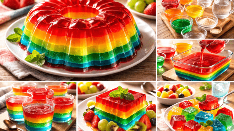 Gelatina Colorida Simples: Sobremesa Refrescante e Rápida 5 (12)